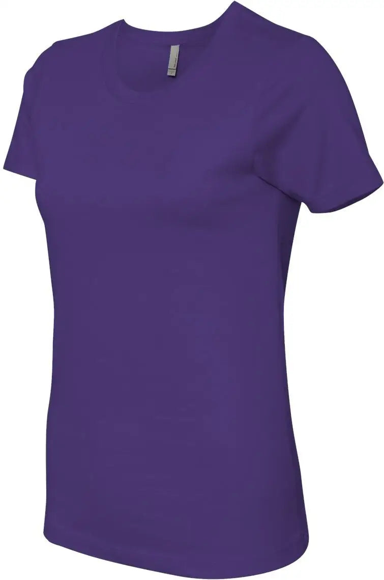 Next Level 3900 Cotton Boyfriend T-shirt - Purple Rush - Ladies Xs