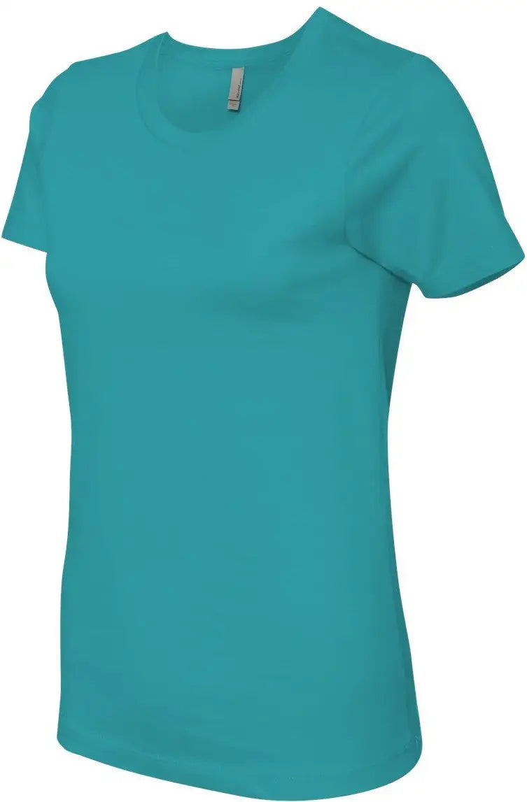 Next Level 3900 Cotton Boyfriend T-shirt - Tahiti Blue - Ladies Xs