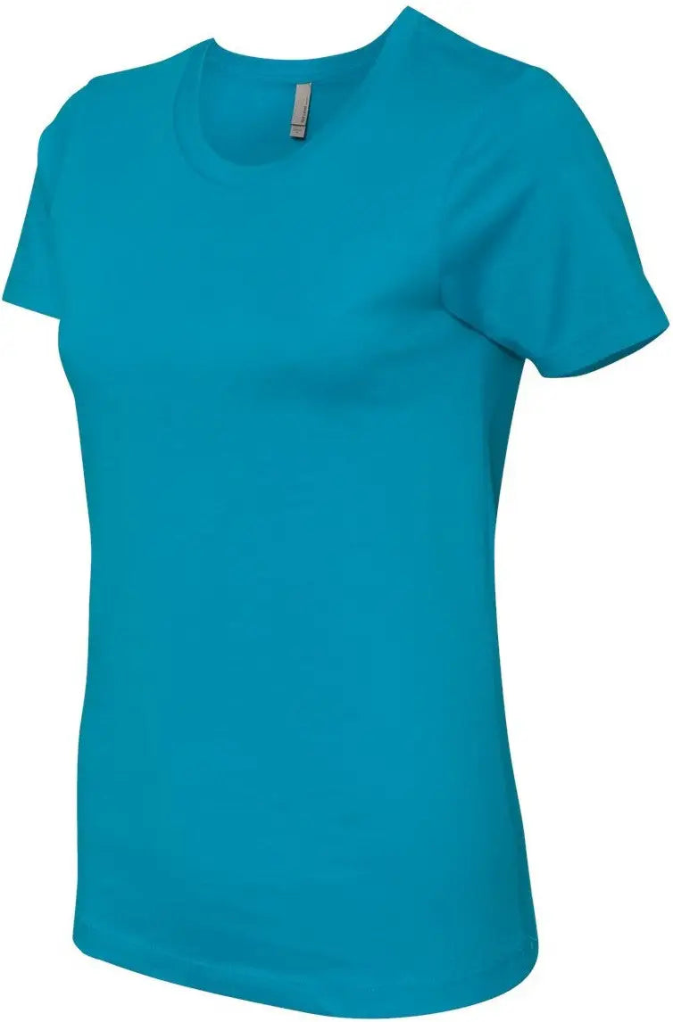 Next Level 3900 Cotton Boyfriend T-shirt - Turquoise - Ladies Xs
