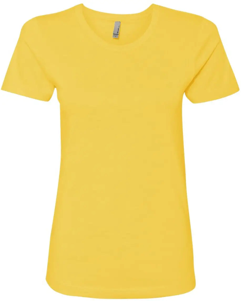 Next Level 3900 Cotton Boyfriend T-shirt - Vibrant Yellow