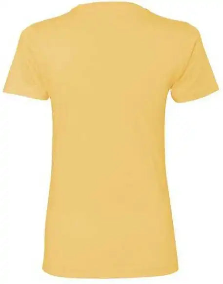 Next Level 3900 Womens Cotton Short Sleeve Boyfriend Crew - Banana Cream