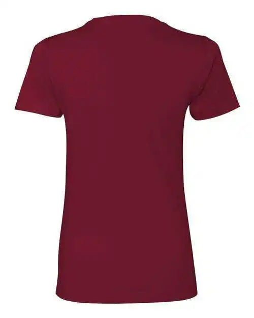 Next Level 3900 Womens Cotton Short Sleeve Boyfriend Crew Cardinal