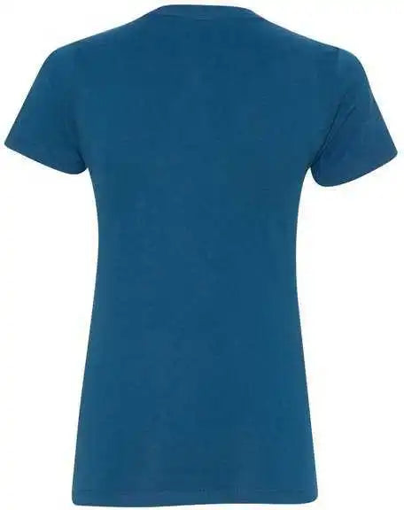 Next Level 3900 Womens Cotton Short Sleeve Boyfriend Crew - Cool Blue
