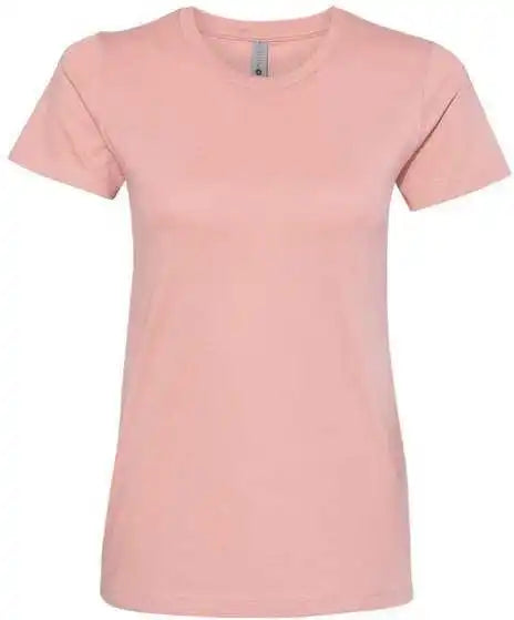 Next Level 3900 Womens Cotton Short Sleeve Boyfriend Crew - Desert Pink