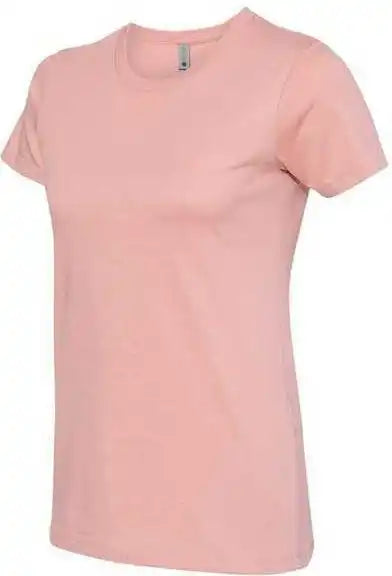 Next Level 3900 Womens Cotton Short Sleeve Boyfriend Crew - Desert Pink
