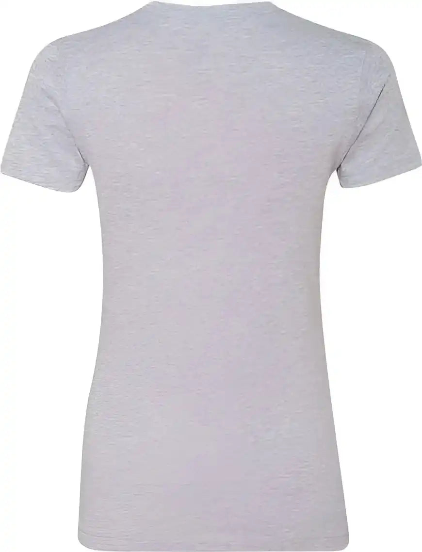 Next Level 3900 Womens Cotton Short Sleeve Boyfriend Crew Heather Grey
