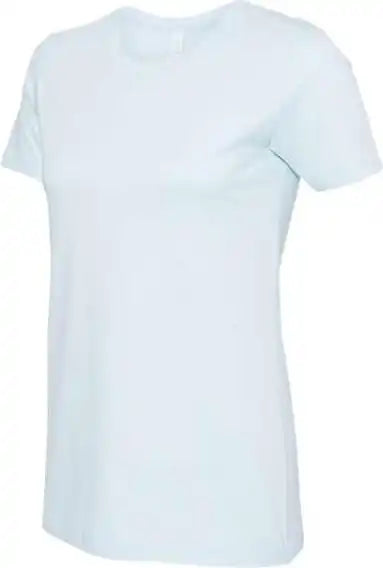 Next Level 3900 Womens Cotton Short Sleeve Boyfriend Crew - Light Blue