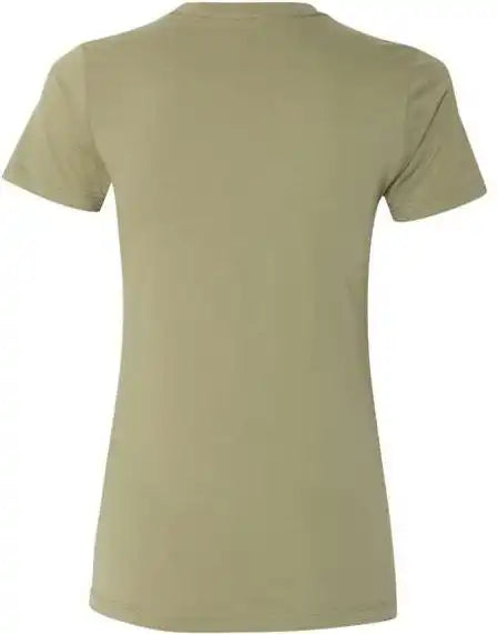 Next Level 3900 Womens Cotton Short Sleeve Boyfriend Crew Light Olive