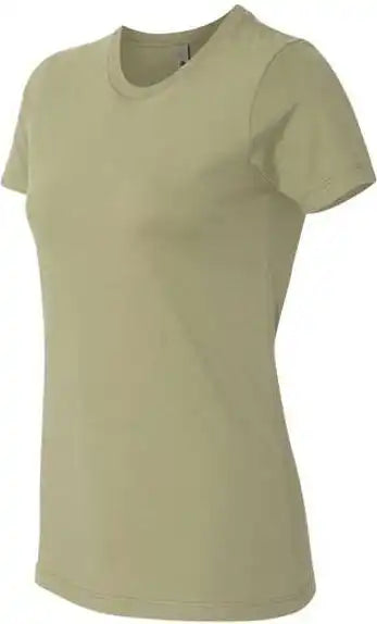 Next Level 3900 Womens Cotton Short Sleeve Boyfriend Crew Light Olive