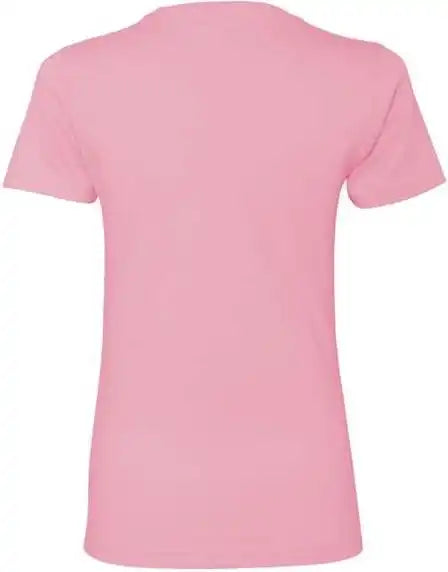 Next Level 3900 Womens Cotton Short Sleeve Boyfriend Crew Light Pink