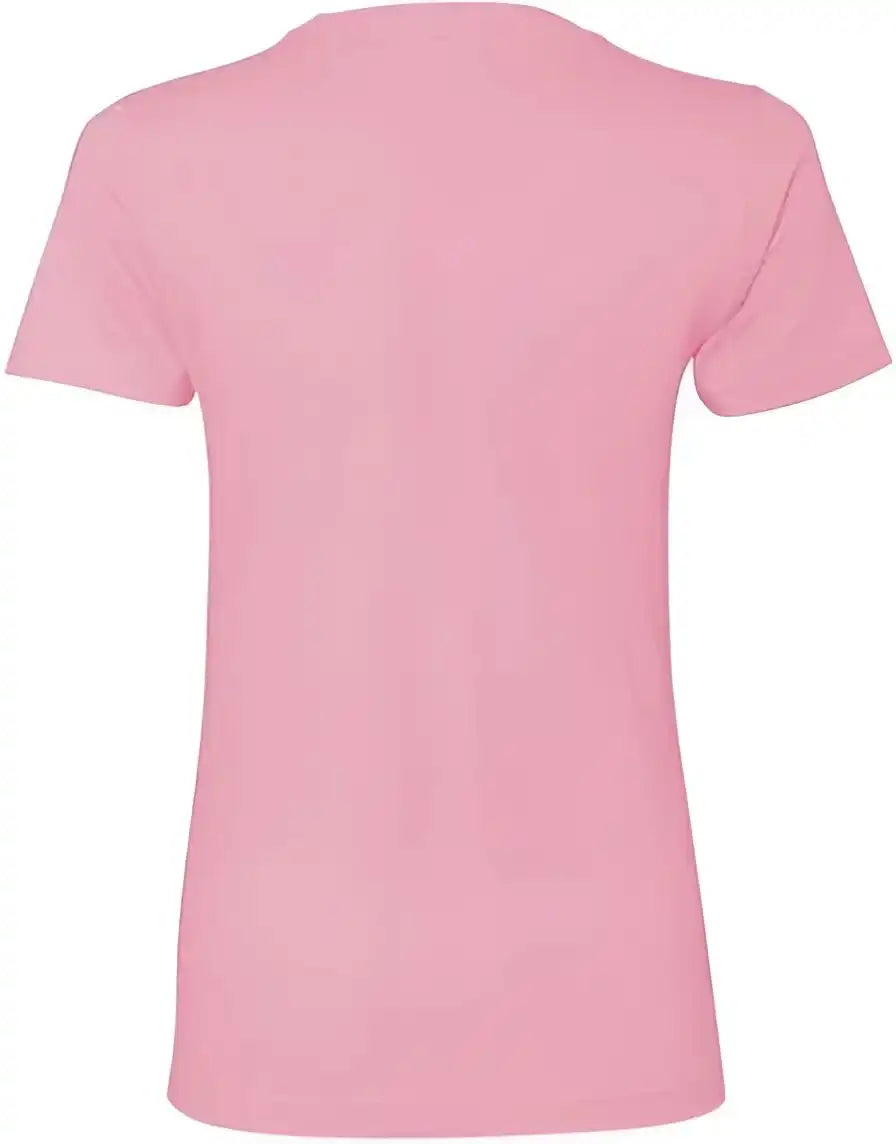 Next Level 3900 Womens Cotton Short Sleeve Boyfriend Crew - Light Pink