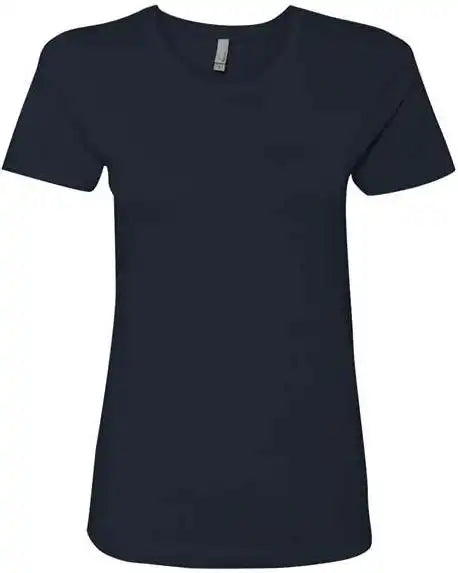 Next Level 3900 Womens Cotton Short Sleeve Boyfriend Crew Midnight Navy