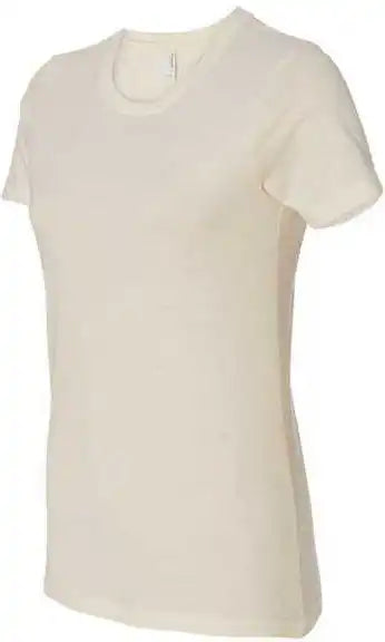 Next Level 3900 Womens Cotton Short Sleeve Boyfriend Crew Natural