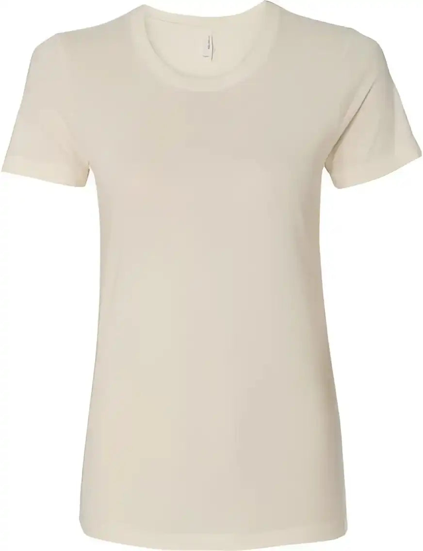 Next Level 3900 Womens Cotton Short Sleeve Boyfriend Crew - Natural