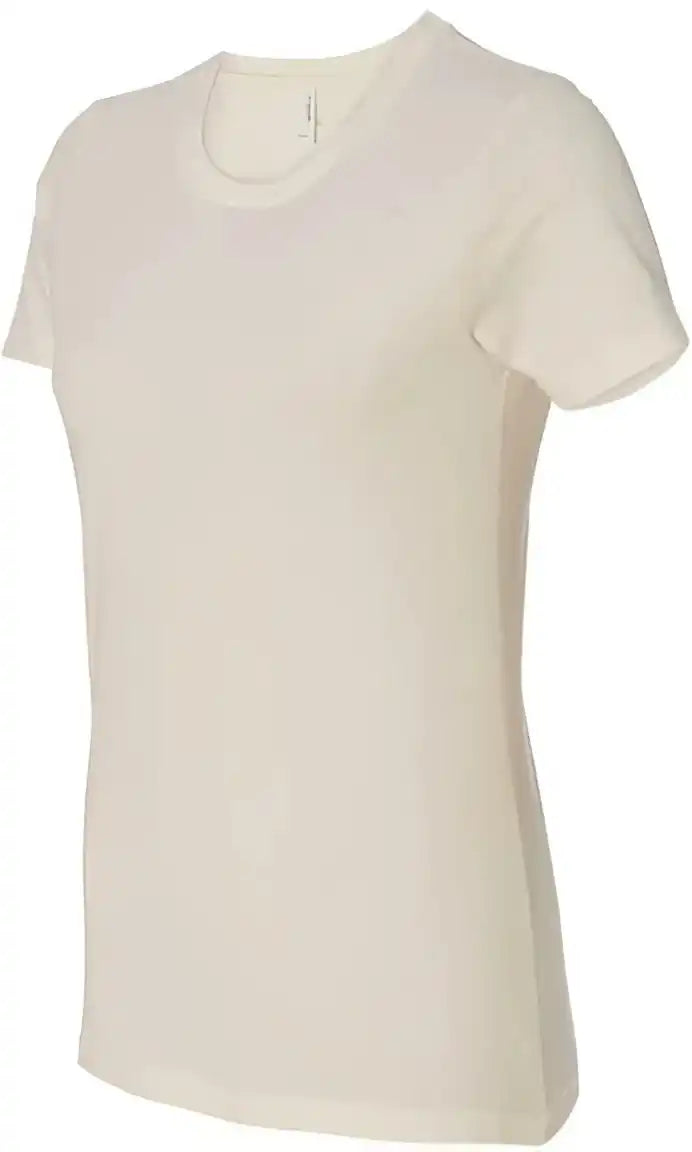 Next Level 3900 Womens Cotton Short Sleeve Boyfriend Crew - Natural