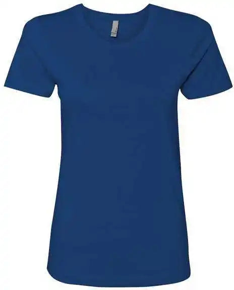 Next Level 3900 Womens Cotton Short Sleeve Boyfriend Crew - Royal