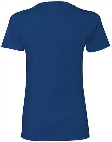 Next Level 3900 Womens Cotton Short Sleeve Boyfriend Crew - Royal