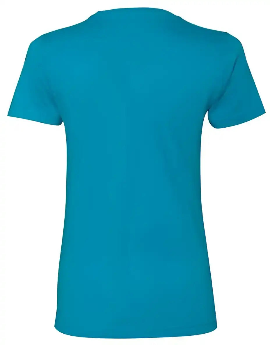 Next Level 3900 Womens Cotton Short Sleeve Boyfriend Crew - Turquoise