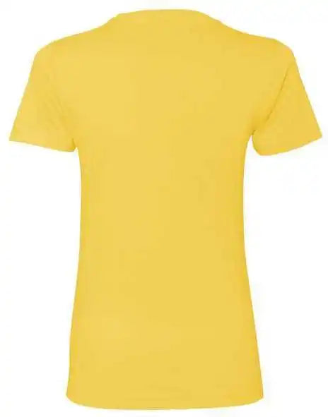 Next Level 3900 Womens Cotton Short Sleeve Boyfriend Crew - Vibrant Yellow