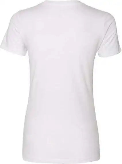 Next Level 3900 Womens Cotton Short Sleeve Boyfriend Crew White