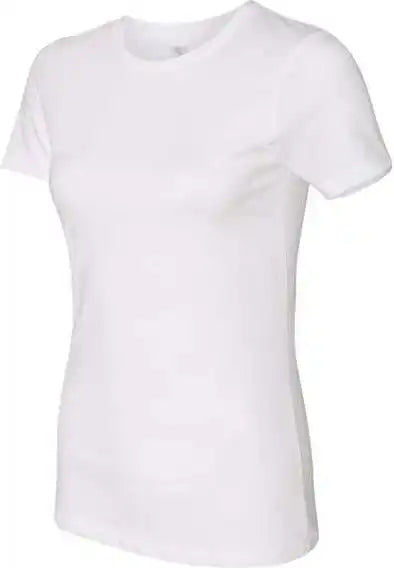 Next Level 3900 Womens Cotton Short Sleeve Boyfriend Crew White