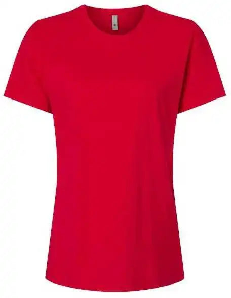 Next Level 3910 Women’s Cotton Relaxed t Shirt Red