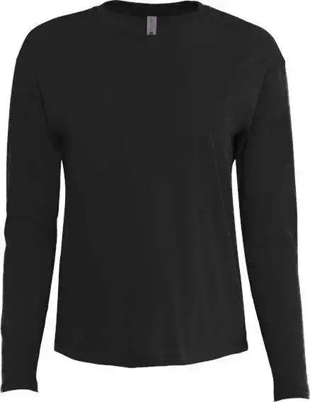 Next Level 3911 Women’s Cotton Relaxed Long Sleeve t Shirt Black