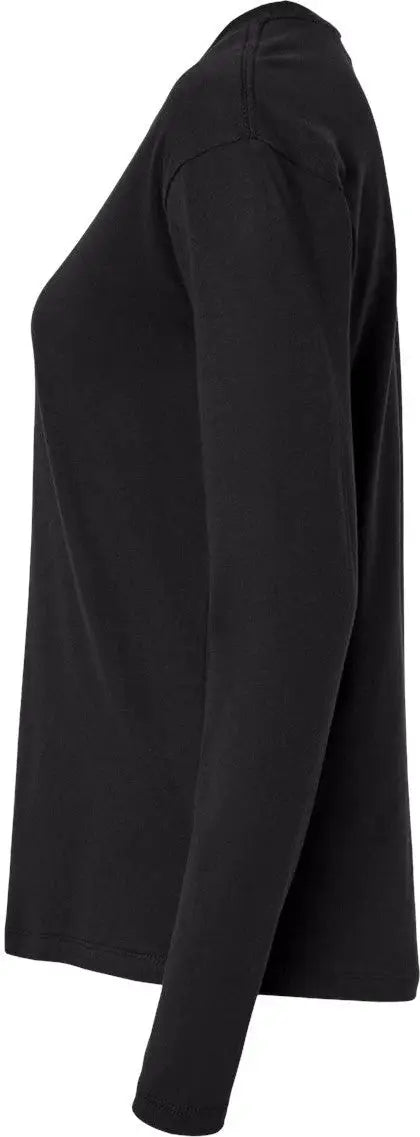 Next Level 3911 Women’s Cotton Relaxed Long Sleeve T-shirt - Black