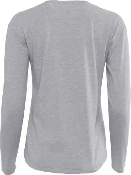 Next Level 3911 Women’s Cotton Relaxed Long Sleeve t Shirt Heather Gray