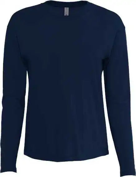 Next Level 3911 Women’s Cotton Relaxed Long Sleeve t Shirt Midnight Navy