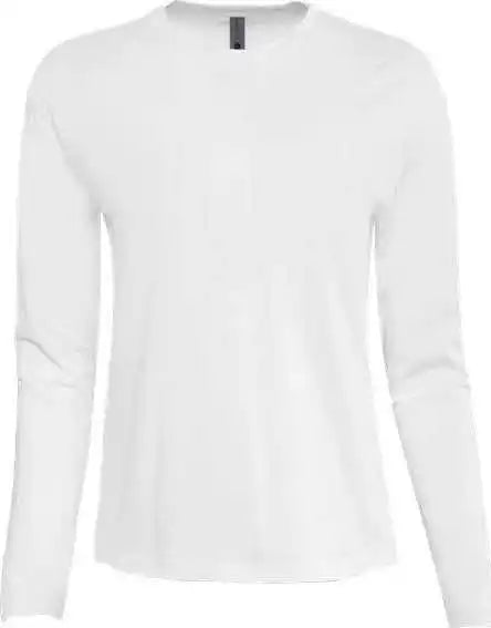 Next Level 3911 Women’s Cotton Relaxed Long Sleeve t Shirt White