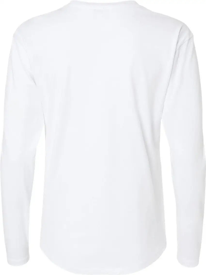 Next Level 3911 Women’s Cotton Relaxed Long Sleeve T-shirt - White