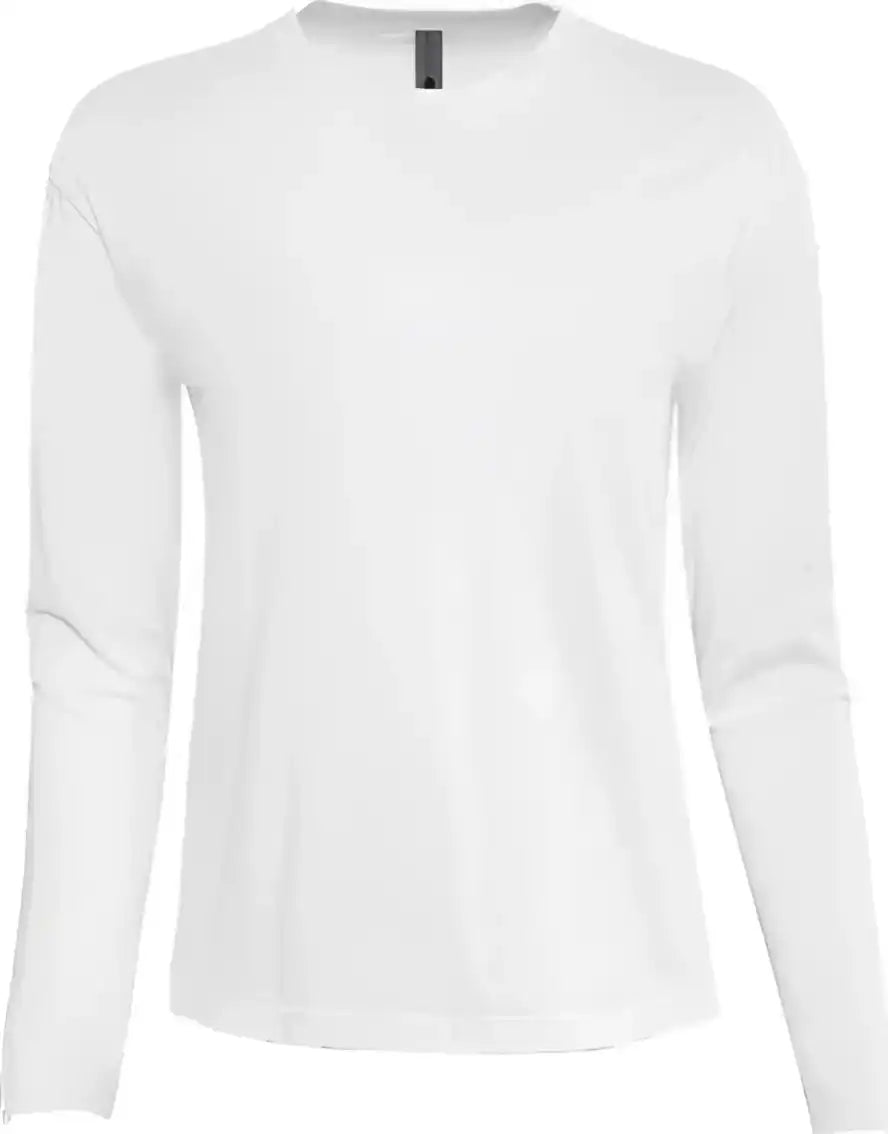 Next Level 3911 Women’s Cotton Relaxed Long Sleeve t Shirt White