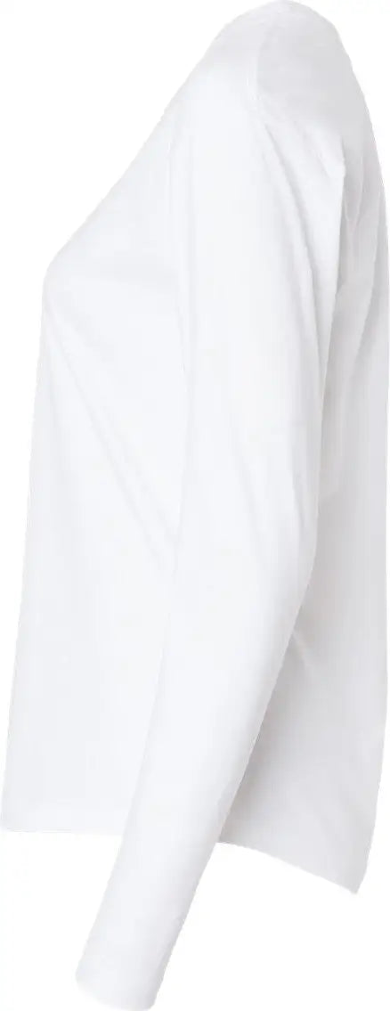 Next Level 3911 Women’s Cotton Relaxed Long Sleeve T-shirt - White