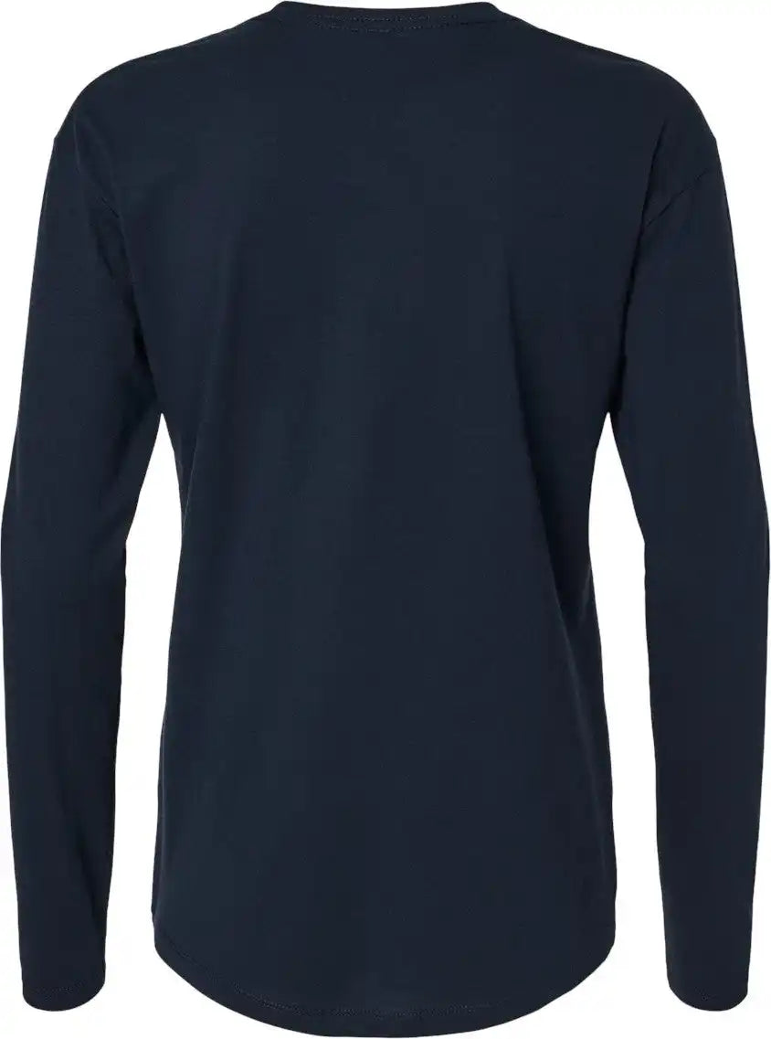 Next Level 3911n Women’s Cotton Relaxed Long Sleeve T-shirt - 3911 - Midnight Navy