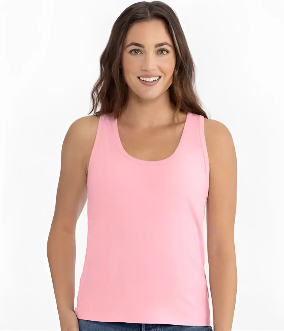 Next Level 3933 Women’s Cotton Tank - Light Pink