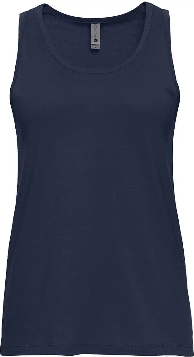 Next Level 3933 Women’s Cotton Tank - Midnight Navy - Ladies Xs