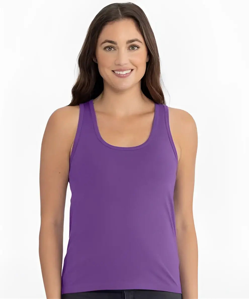 Next Level 3933 Women’s Cotton Tank - Purple Rush