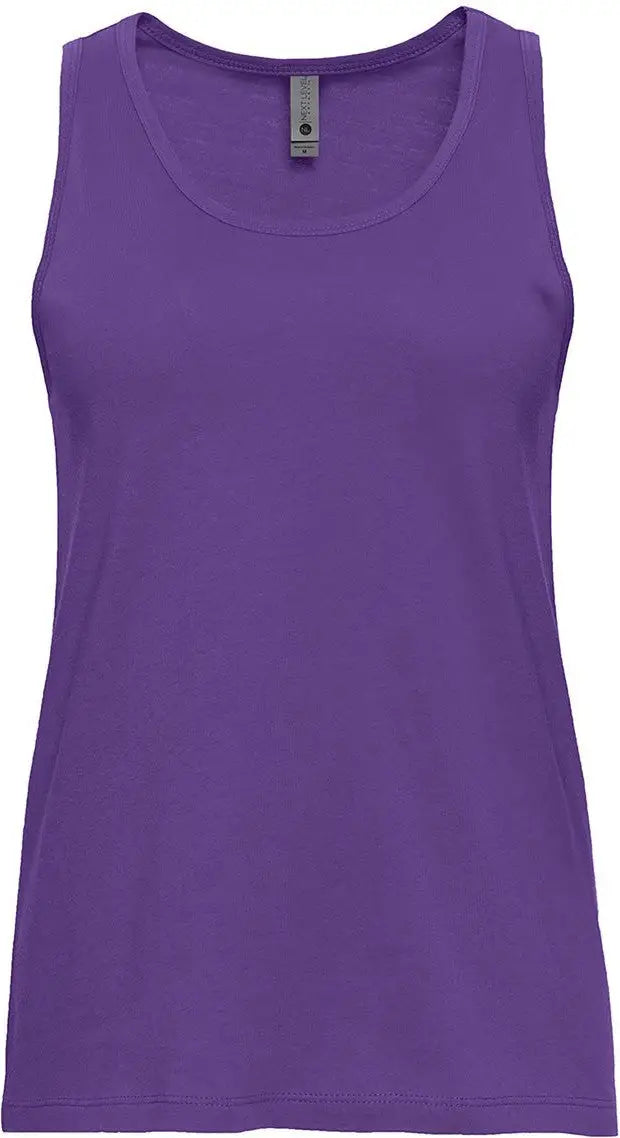 Next Level 3933 Women’s Cotton Tank - Purple Rush - Ladies Xs