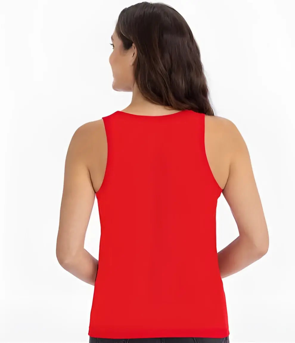 Next Level 3933 Women’s Cotton Tank - Red
