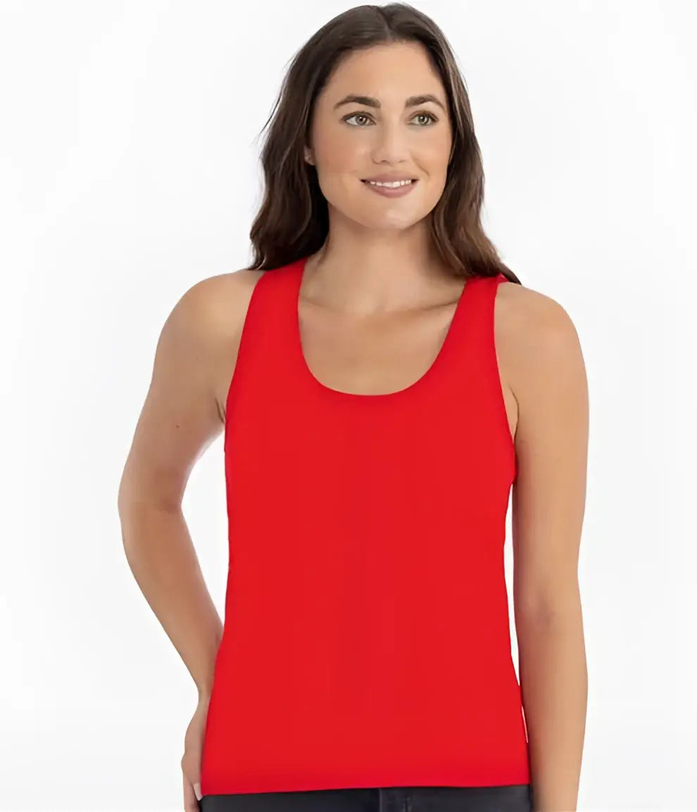 Next Level 3933 Women’s Cotton Tank - Red