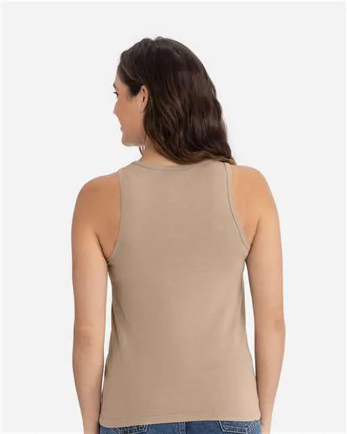 Next Level 3933 Women’s Cotton Tank - Tan