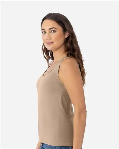 Next Level 3933 Women’s Cotton Tank - Tan