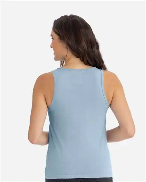 Next Level 3933n Women’s Cotton Tank - 3933 - Stonewash Denim