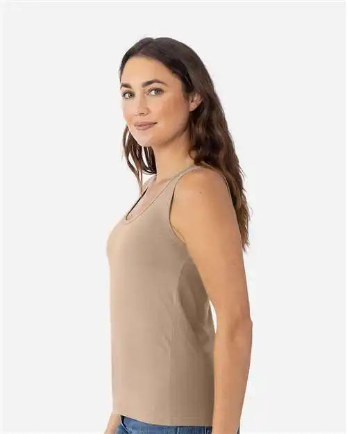 Next Level 3933n Women’s Cotton Tank - 3933 - Tan