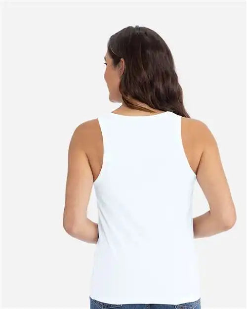 Next Level 3933n Women’s Cotton Tank - 3933 - White