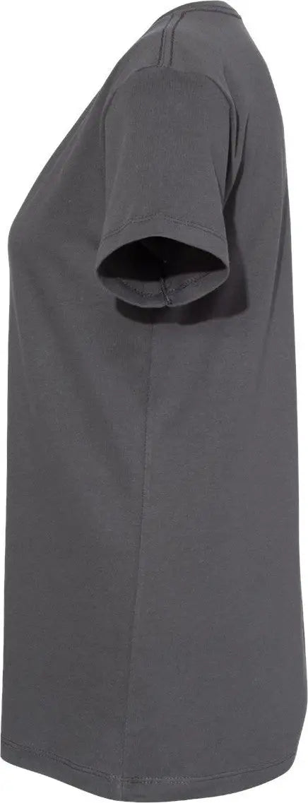 Next Level 3940 Women’s Cotton V-neck T-shirt - Heavy Metal