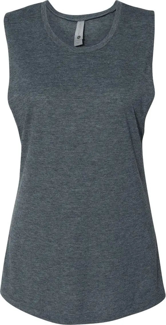Next Level 5013 Women’s Festival Muscle Tank - Antique Denim - Ladies Xs