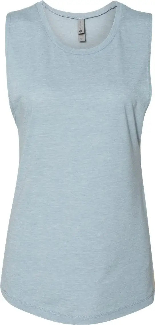 Next Level 5013 Women’s Festival Muscle Tank - Stonewash Denim - Ladies Xs