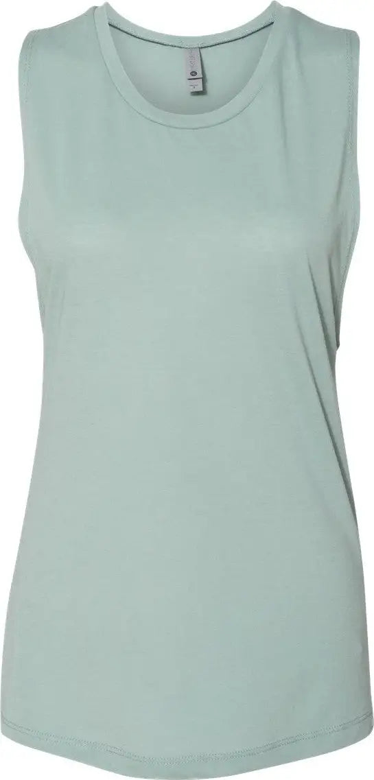 Next Level 5013 Women’s Festival Muscle Tank - Stonewash Green - Ladies Xs
